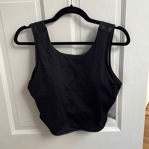 Lululemon Femme Force Crop Tank, NWT, Black, Size 12
